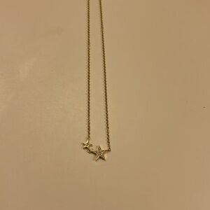 Ring Concierge Twin Star gold & diamond necklace